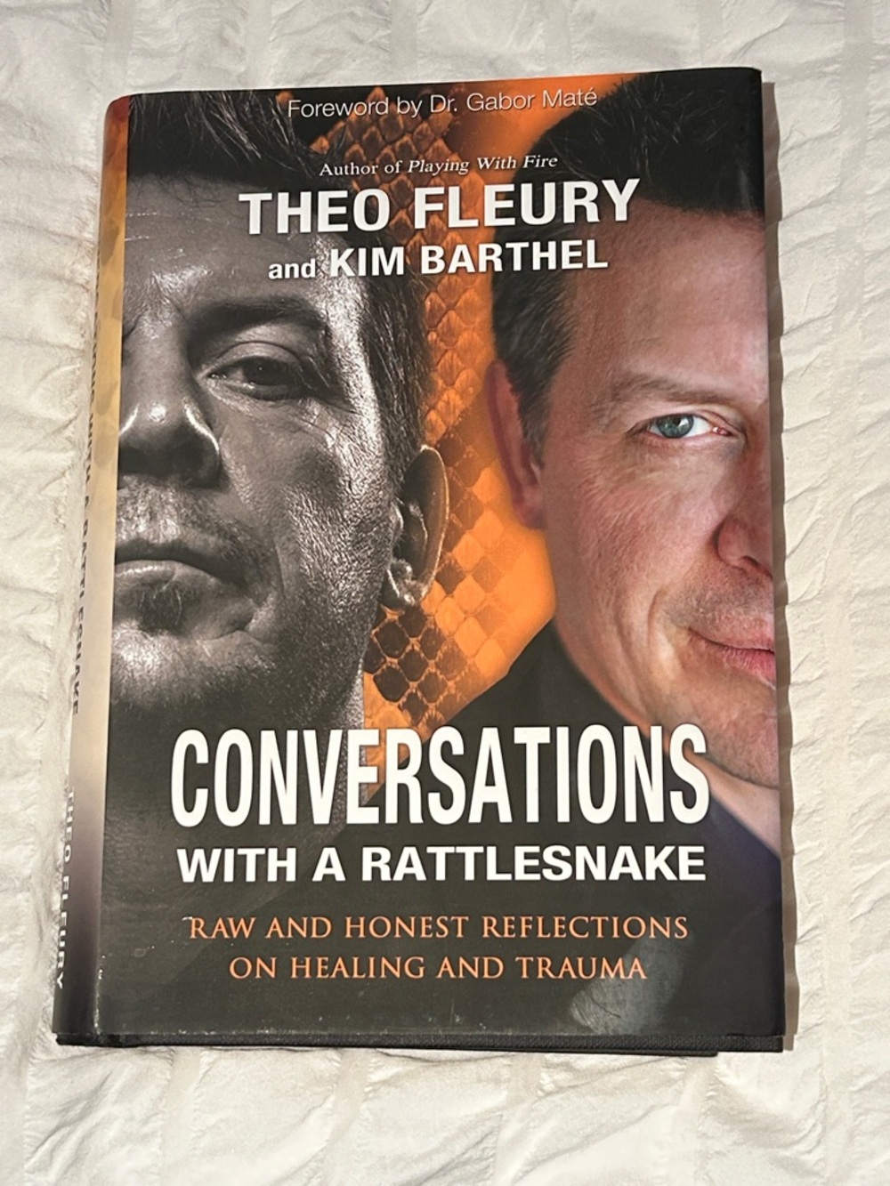 🇨🇦Signed Theo Fleury Hardcover | Conversations With a Rattlesnake